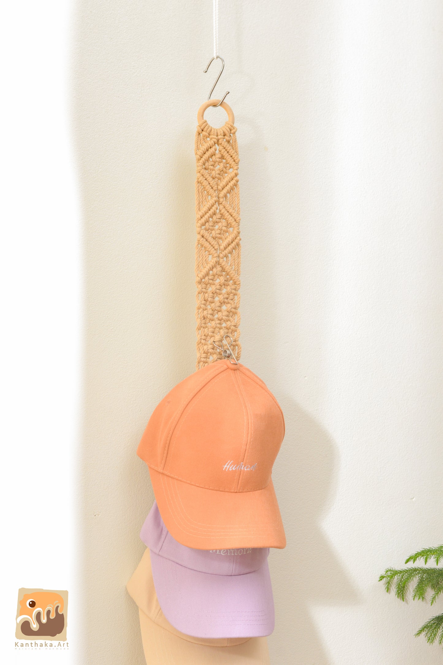 Macrame hat rack 01